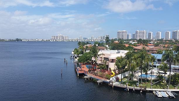 istock North Miami Beach Neighborhood View with Water 514782774