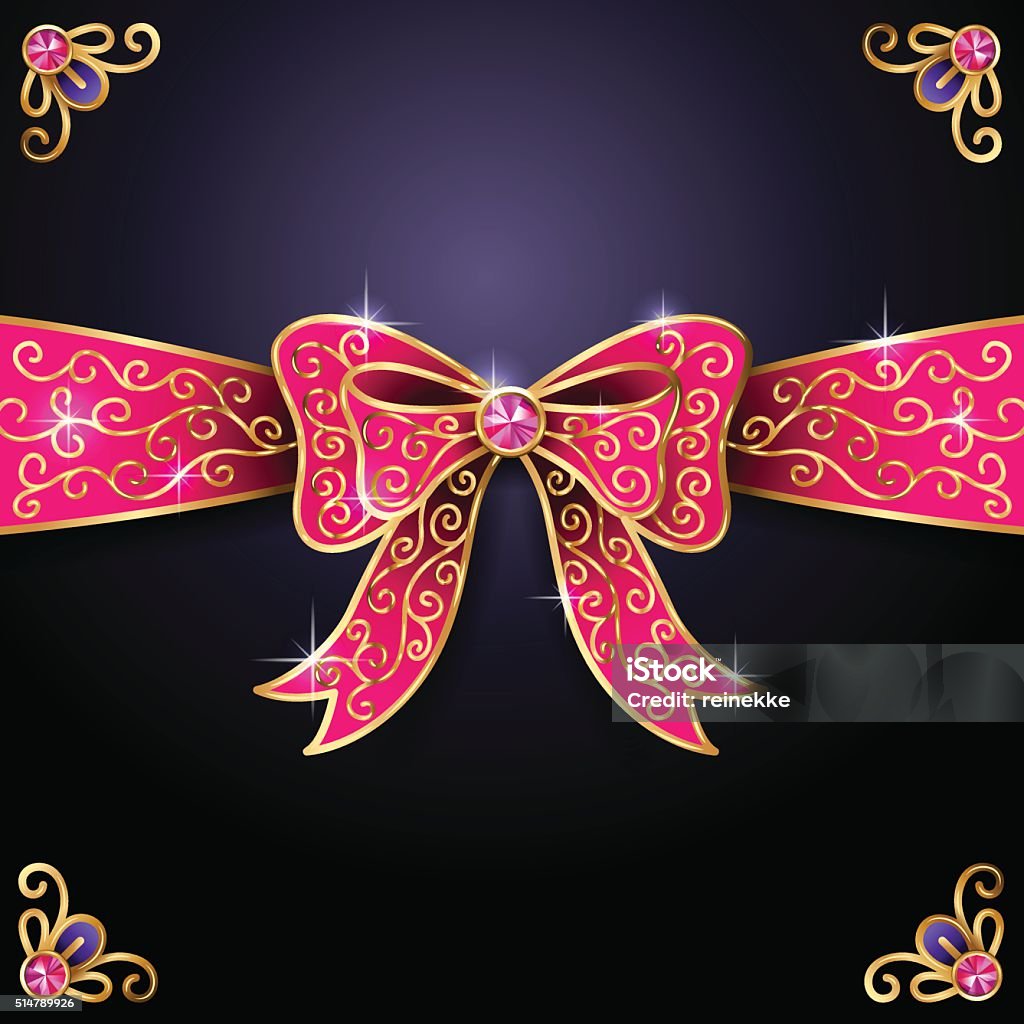 Bow Rosa Ilustración de Rosa Bow y más Vectores Libres de Derechos de Anticuado ...