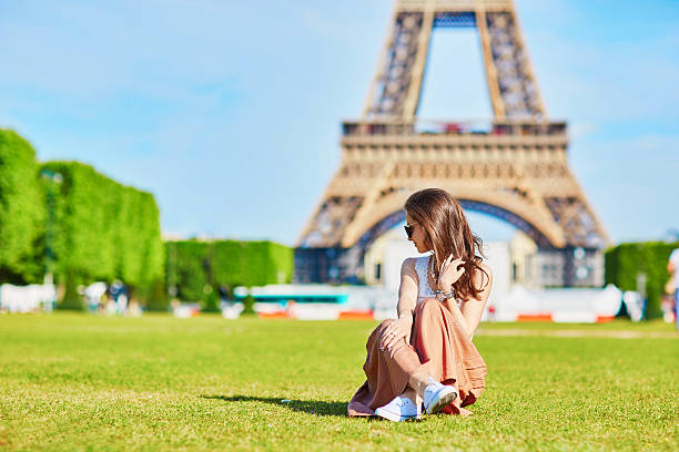 istock Young tourist near the Eiffel tower 514794510
