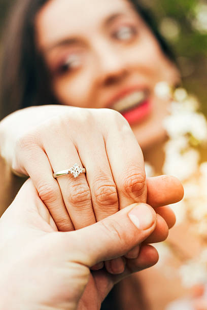 istock wedding ring on the finger of the bride 514794866