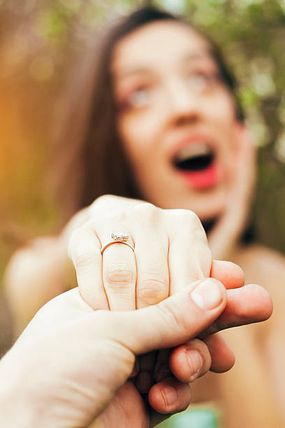 istock wedding ring on the finger of the bride 514795052
