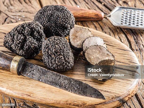Black Truffles Stock Photo - Download Image Now - Black Color, Brown, Cooking