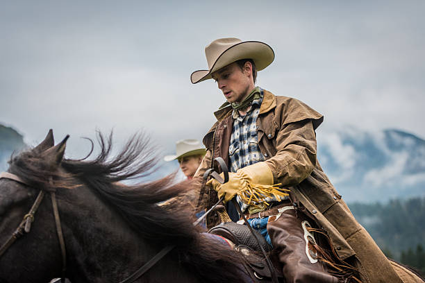istock Man sitting on horse 514795778