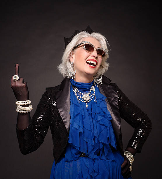 istock Senior rich woman 514796534