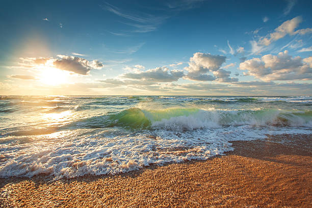 istock Beautiful cloudscape over the sea, sunrise shot 514798475