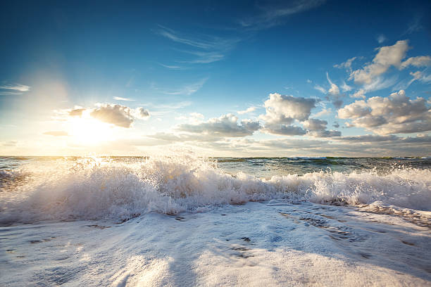 istock Beautiful cloudscape over the sea, sunrise shot 514798491