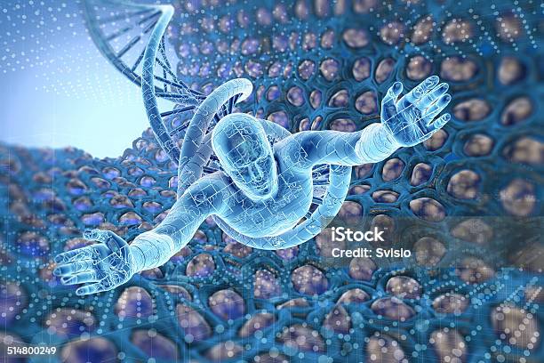 Dna And The Human Stock Photo - Download Image Now - Abstract, Backgrounds, Biochemistry