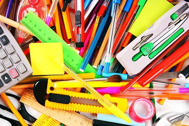 istock Stationery and school accessories. 514802667