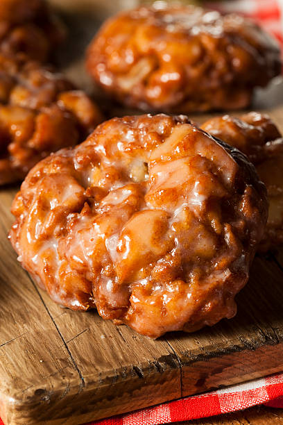 istock Homemade Glazed Apple Fritters 514803331