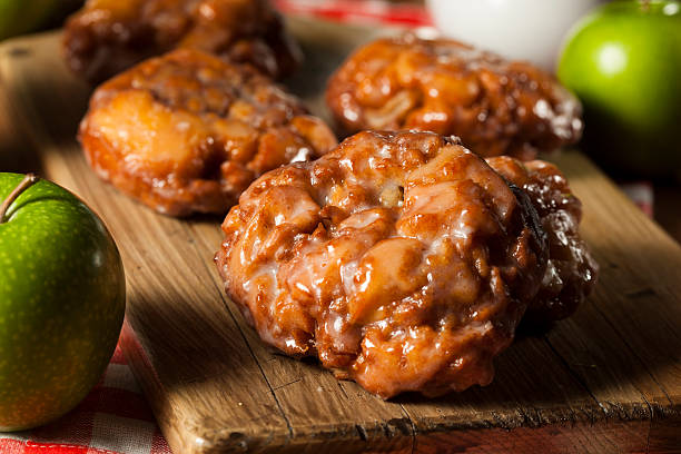 istock Homemade Glazed Apple Fritters 514803353
