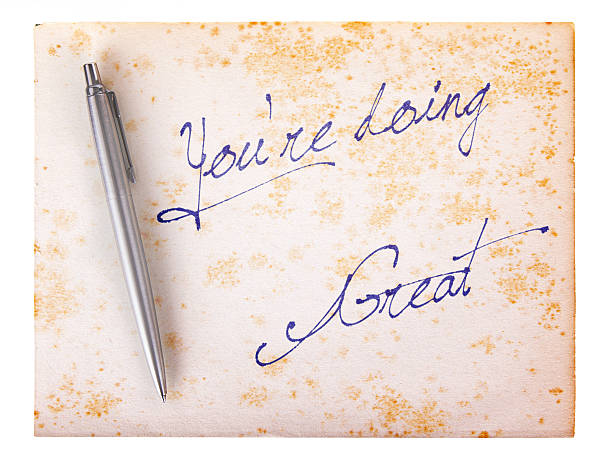istock Old paper grunge background - You're doing great 514824977