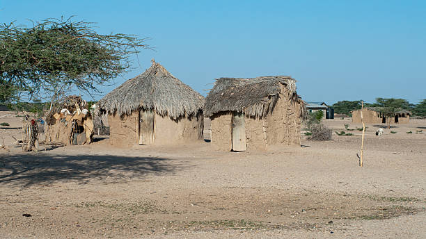 istock Traditional african huts in Kenya 514826254