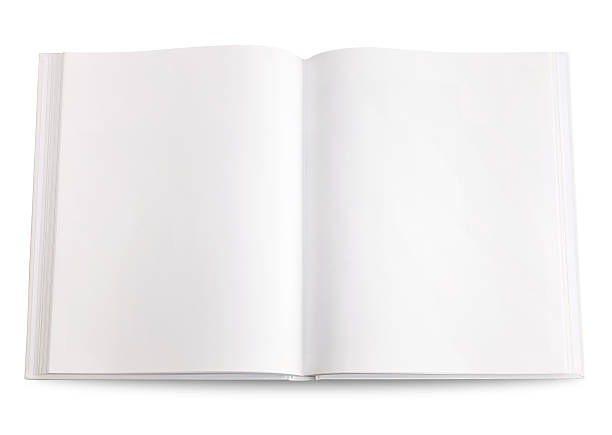 istock open hardcover book with blank pages isolated on white 514827021