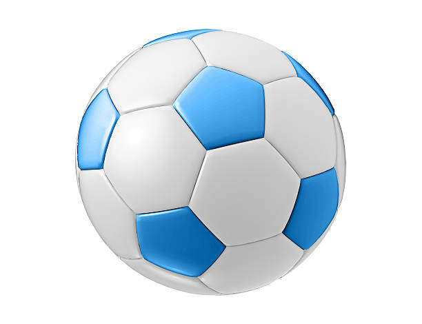 Close-up on a young Latin American football player holding a ball in the field - sports concepts