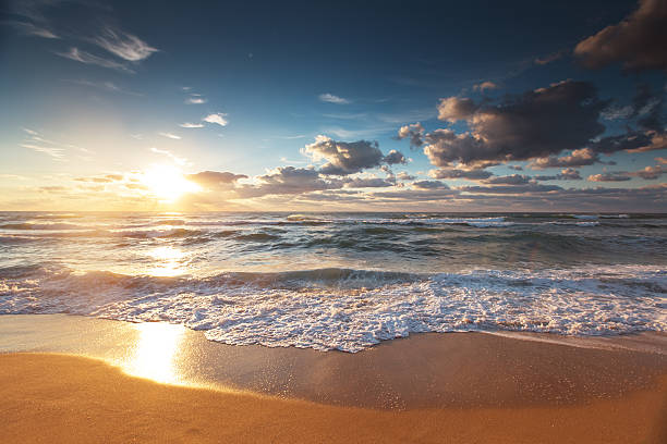 istock Beautiful cloudscape over the sea, sunset shot 514828845