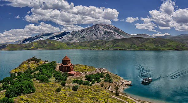 Akdamar Island stock photo