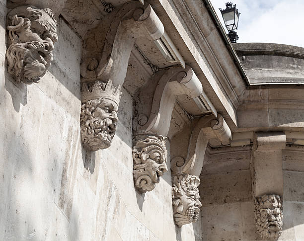 istock Decorative sculptures on the Pont Neuf 514829671