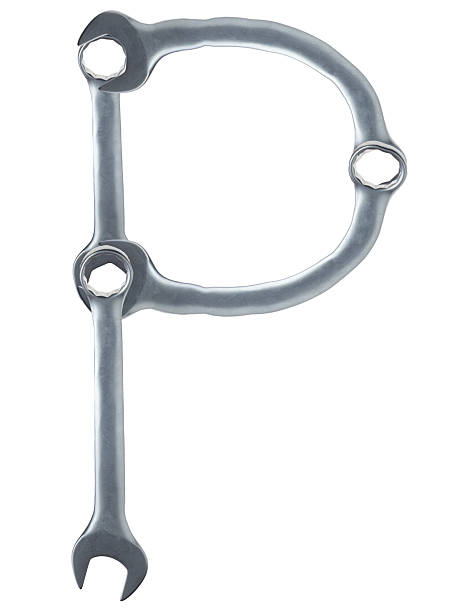 istock letter P made of spanners 514830215