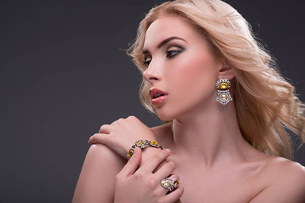 istock Wonderful blonde wearing jewelry 514831255