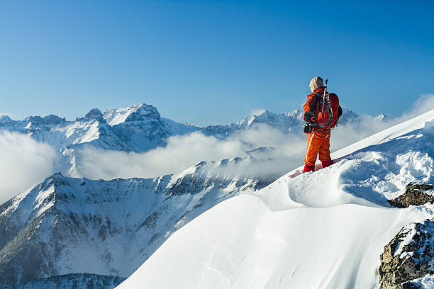 istock The girl at mountain top 514831982