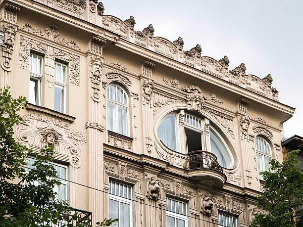 istock Art Nouveau building in Riga 514832191