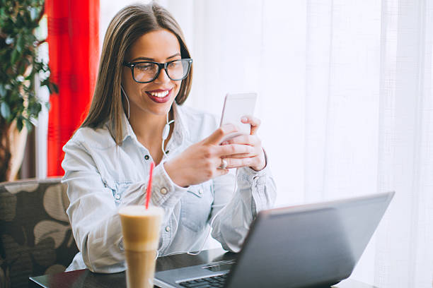 istock Woman in cafe 514832778