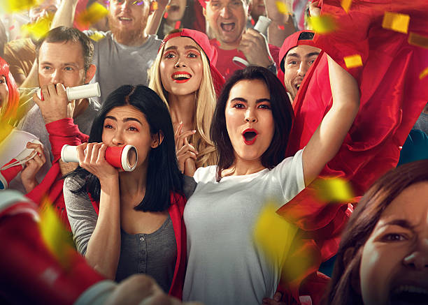 istock Sport fans : Female friends are happy 514833392