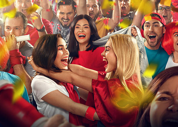 istock Sport fans : Female friends are happy 514833490