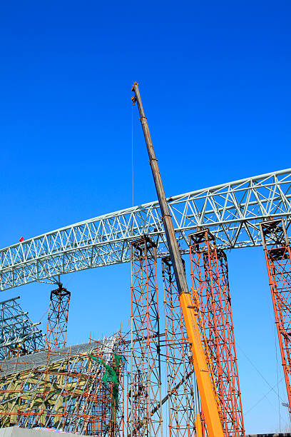 istock The construction of steel structure 514836126