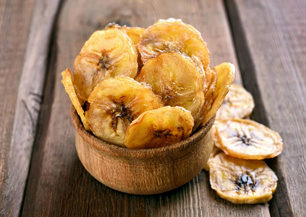 istock Homemade banana chips 514840700