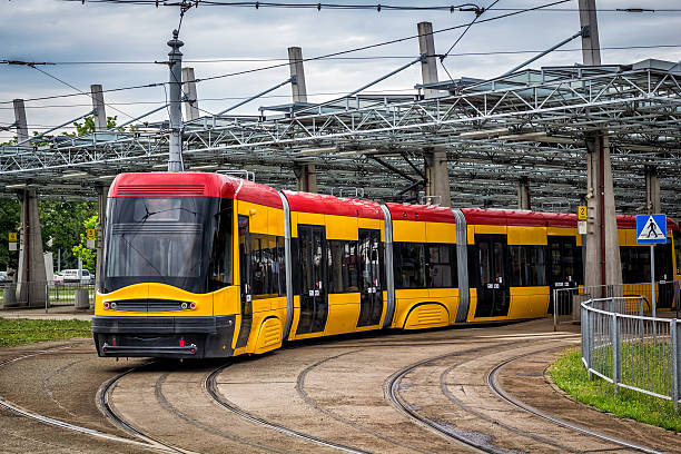 istock Warsaw Tramway depot, Poland 514840712