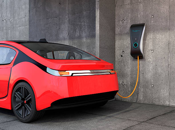 istock Electric vehicle charging station for home. 514841848