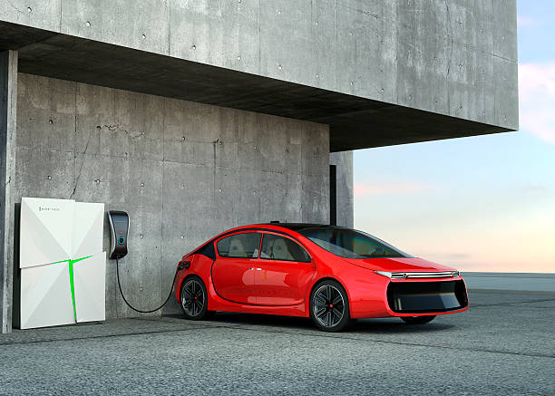istock Electric vehicle charging station for home. 514841896