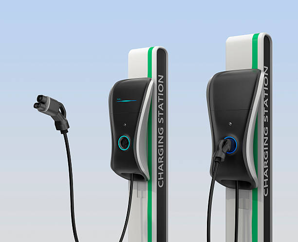 istock Electric vehicle charging station for public usage 514841988