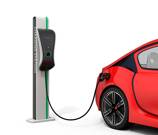 istock Electric vehicle charging station for public usage 514842012