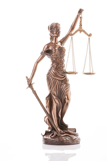 istock Statue of justice  isolated 514843142