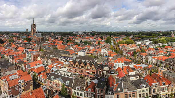 istock Delft above the colorful rooftops 514845004