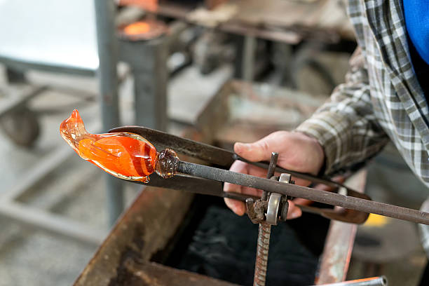 istock Handmade figures of melted glass 514846208