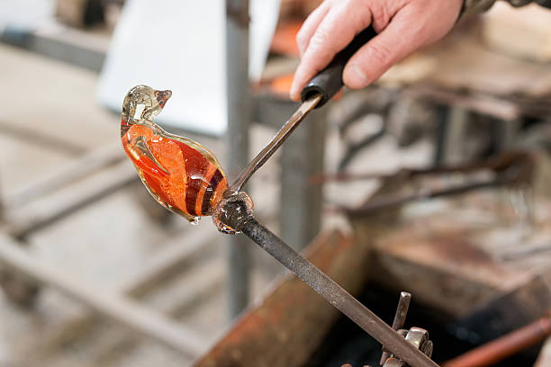 istock Handmade figures of melted glass 514846318