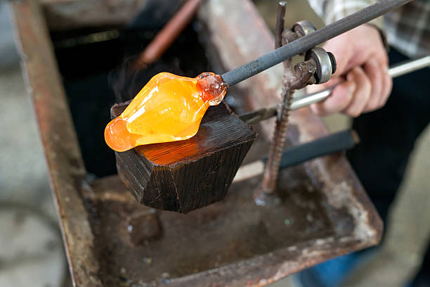 istock Handmade figures of melted glass 514846566