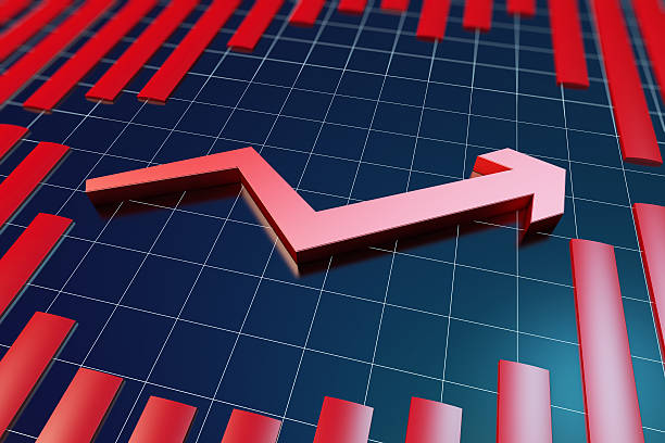 istock The rising economic arrow 514846880