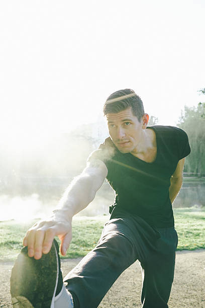 istock Young Beautiful Man Exercising Outdoors In The Early Morning 514850430