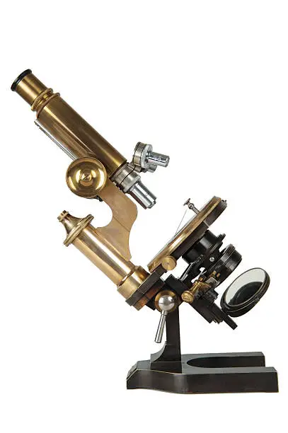 Photo of Antique bronze microscope