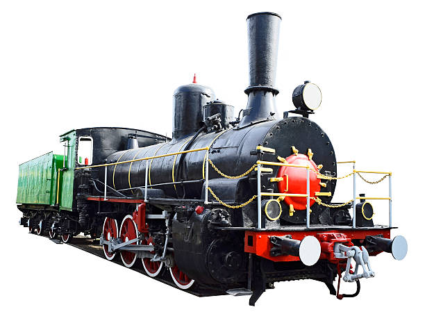 istock Beautiful vintage locomotive. 514851802