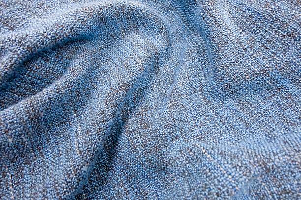 istock Detail of The Blue Blanket Textile Texture 514852642