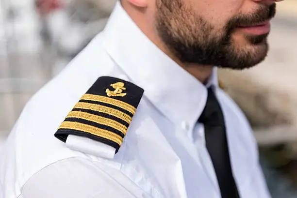 Photo of Boat captain with shoulder epaulette