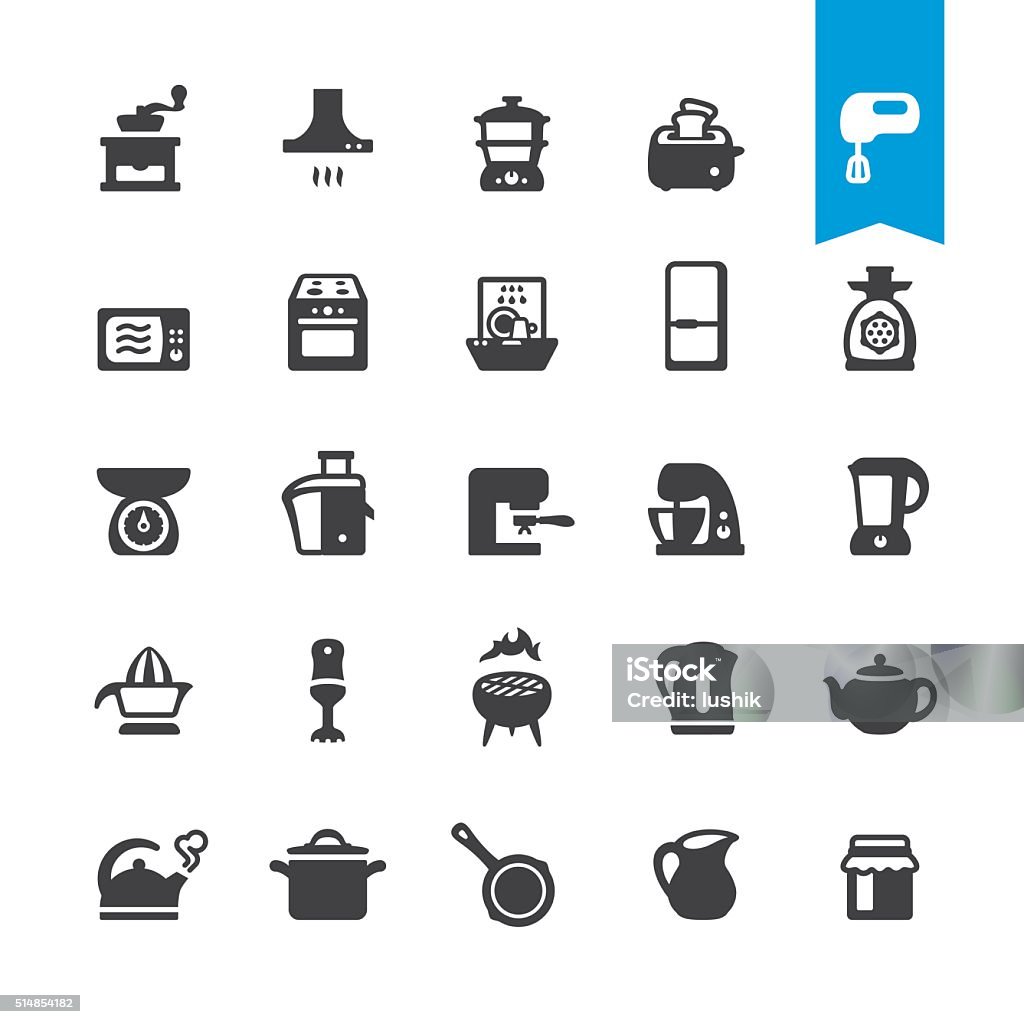 Major Kitchen Appliance vector icons Major Kitchen Appliance related icons BASE pack #52 Oven stock vector