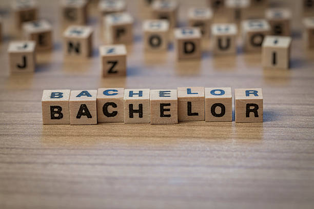 istock Bachelor written in wooden cubes 514854404