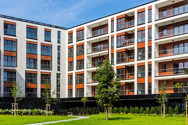 istock Modern apartment building, Warsaw, Poland 514854880