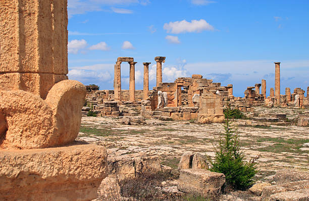 Libya, Cyrenaica, Cyrene Roman - Greek archaeological site - UNESCO World Heritage Site.